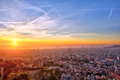 View over Barcelona at sunrise - PhotoDune Item for Sale