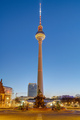 The famous TV Tower and the Neptune fountain - PhotoDune Item for Sale