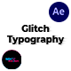 Glitch Typography Opener - VideoHive Item for Sale