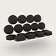 George Nelson Marshmallow Sofa - 3DOcean Item for Sale
