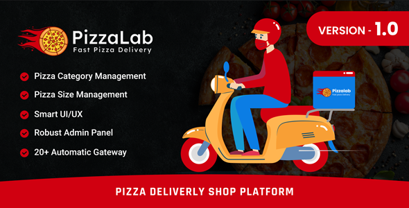 PizzaLab - Pizza Delivery Shop Platform