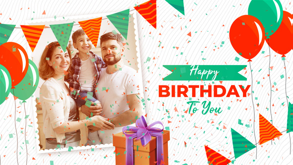 happy birthday slideshow after effects project motion array free download