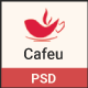 Cafeu - Food & Restaurant PSD Template - ThemeForest Item for Sale
