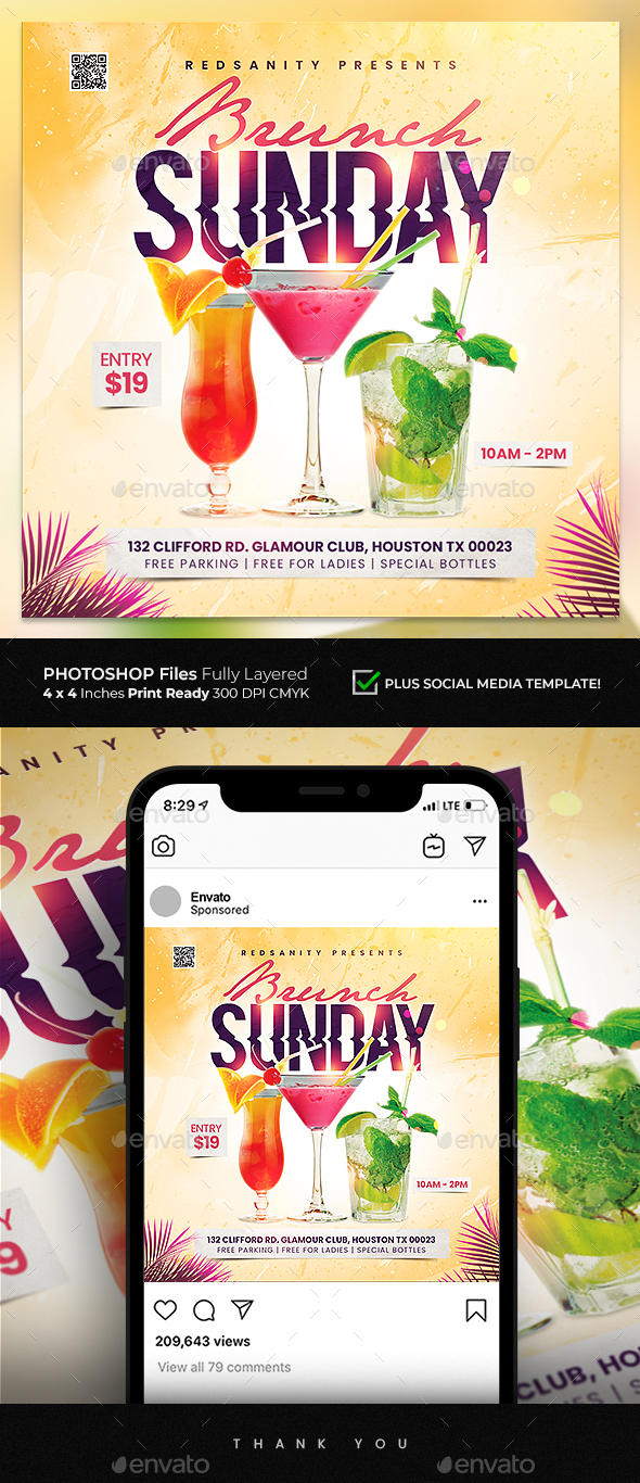 Brunch Graphics, Designs & Templates from GraphicRiver