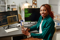 Young Black Woman as Software Developer - PhotoDune Item for Sale