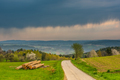 Rural Countryside Road and Rolling hills in Poland - PhotoDune Item for Sale