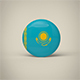 Kazakhstan Badge - 3DOcean Item for Sale