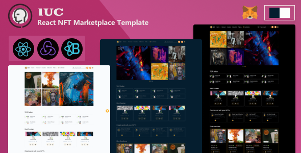 IUC - NFT Marketplace React Template