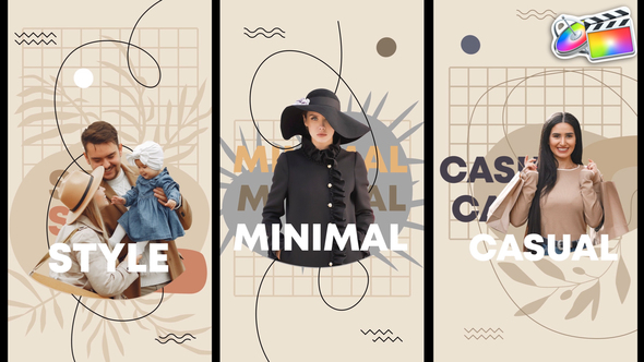 Organic Social Media Slideshow for FCPX alt