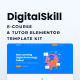 DigitalSkill - E-course & Online Tutorials Elementor Pro Template Kit - ThemeForest Item for Sale