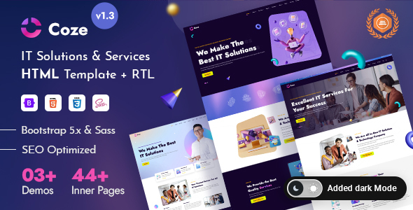 Coze - IT Solutions & Technology Services HTML Template
