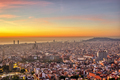 Beautiful view to Barcelona in Spain - PhotoDune Item for Sale