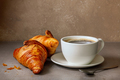 cup of coffee and croissants - PhotoDune Item for Sale