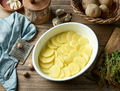 process of making potato gratin - PhotoDune Item for Sale