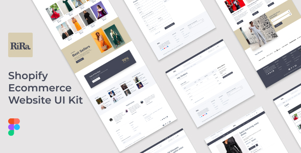 RiRa Shopify Ecommerce Website UI Kit