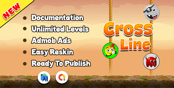 Crossing Line Adventure Games (Android Studio – Admob – GDPR)