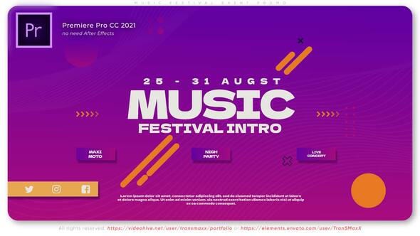 Music Festival Event Promo