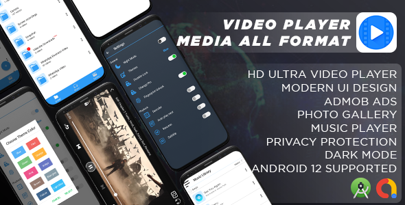 Video Player Media All Format, Music player, Photo Gallery & Album, Max Video Player HD
