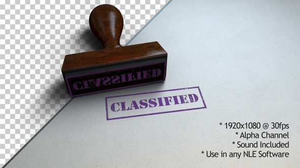 Classified Stamp