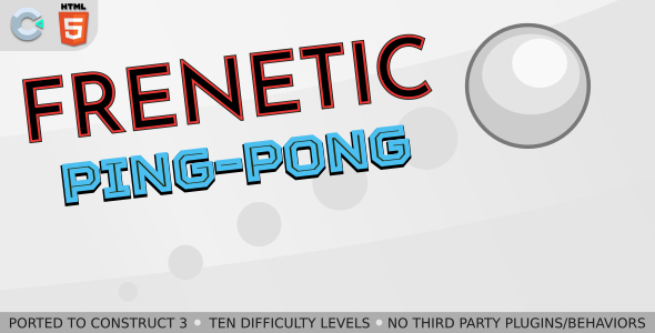 Frenetic Ping-Pong - HTML5 Casual game