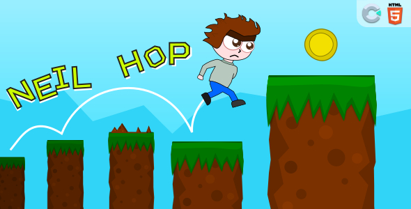 Neil Hop - HTML5 Skill Game