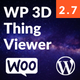 WP 3D Thingviewer - CodeCanyon Item for Sale