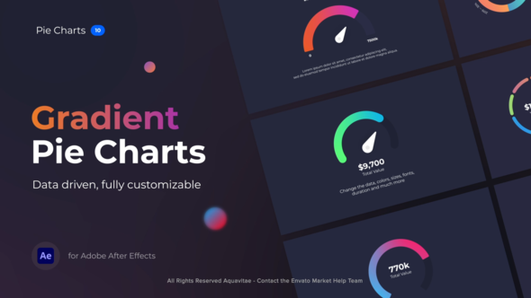 Gradient Pie Charts alt