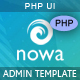 Nowa – PHP Admin & Dashboard Template - ThemeForest Item for Sale