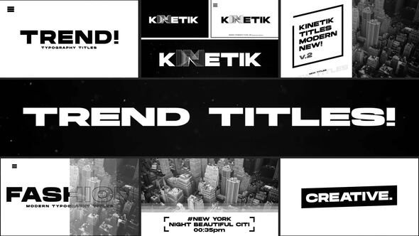 Kinetic Titles | Premiere Pro