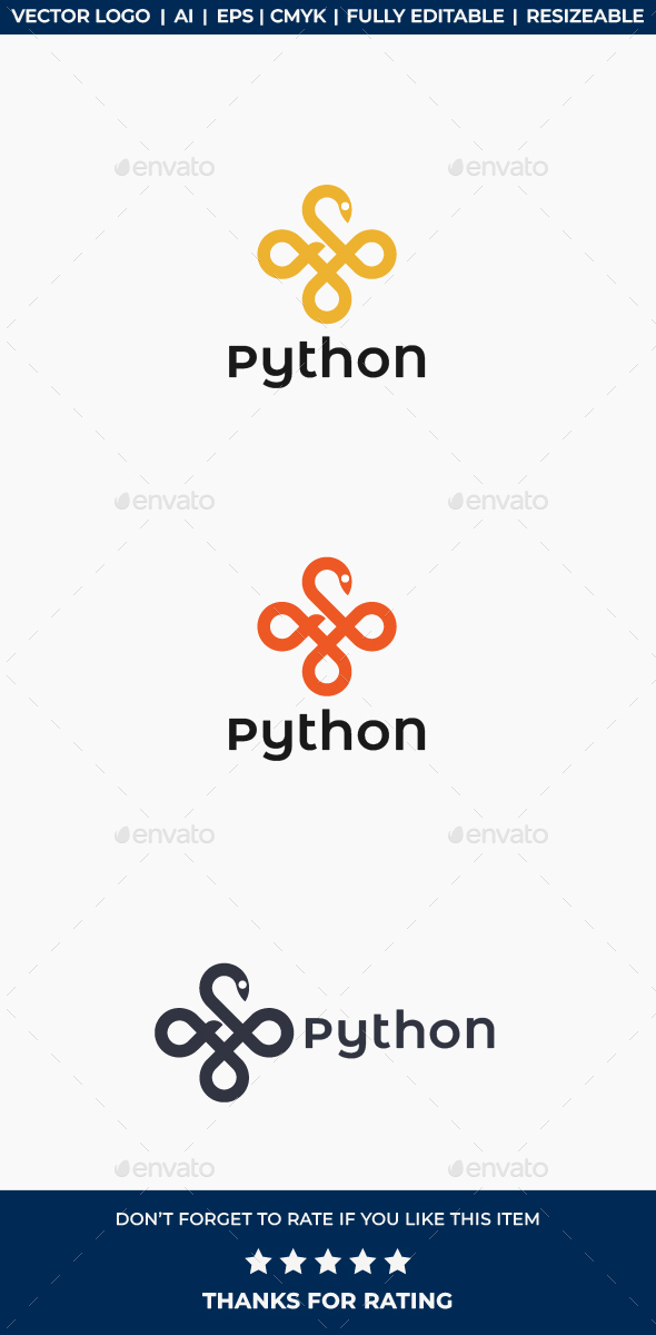 Python Snake Logo
