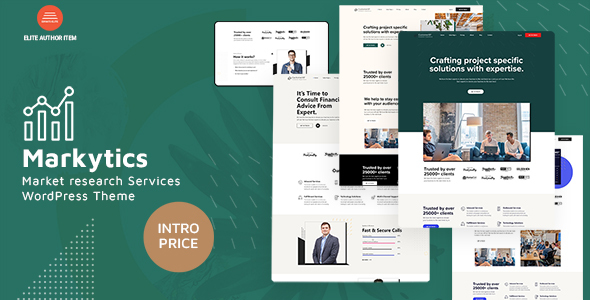 Markytics – Market Research Services WordPress Theme