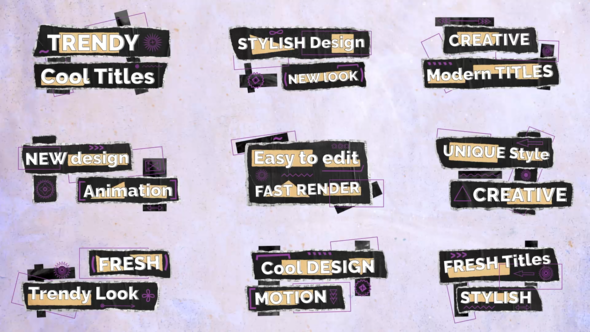 Modern Fresh Titles alt