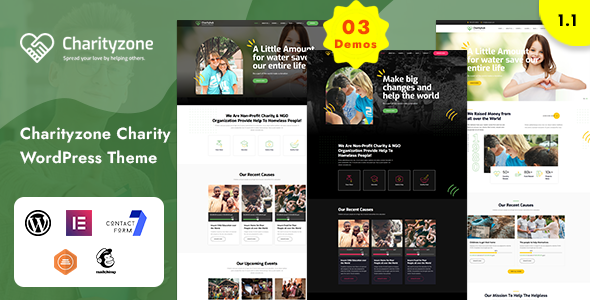 Charityzone | Donation WordPress Theme