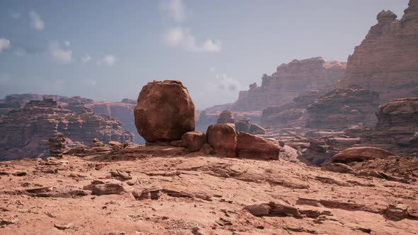 Golden Rocks in Grand Canyon