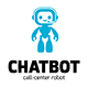 Chatbot - Call Center Robot Logo - GraphicRiver Item for Sale