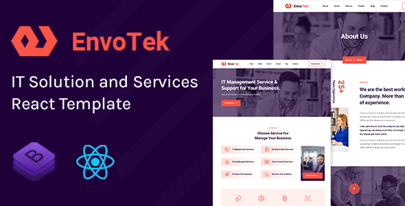 EnvoTek - React IT Solution and Services Template