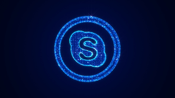 Skype Icon Hologram