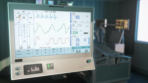 Patient is slowly dying due to the artificial lung ventilation system failure alt