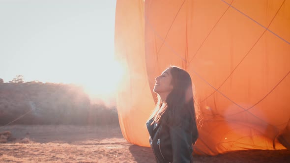 Traveler Woman in Cappadocia