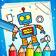 Robot Coloring Book For Kids with Admob Ready - CodeCanyon Item for Sale