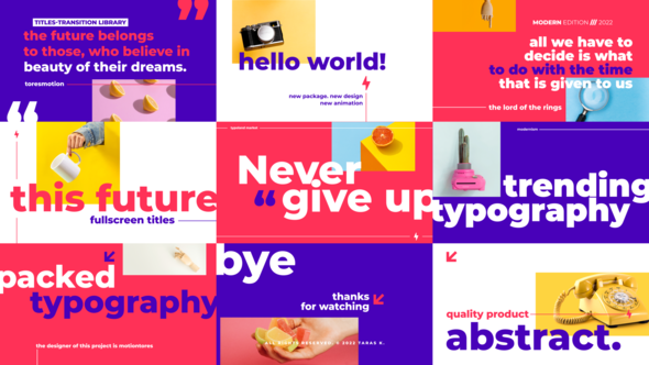 Titles Transitions | FCPX alt