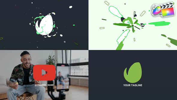 Liquid Logo Opener for FCPX alt