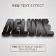 Deluxe Text Effect Gold Style - GraphicRiver Item for Sale