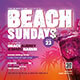 Beach Party Flyer - GraphicRiver Item for Sale