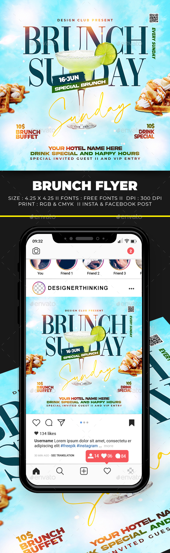 Brunch Graphics, Designs & Templates from GraphicRiver