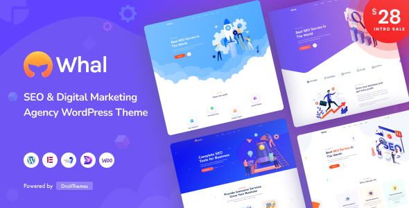 Whal - Digital Marketing & SEO WordPress Theme