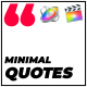 Minimal Quotes | FCPX - VideoHive Item for Sale