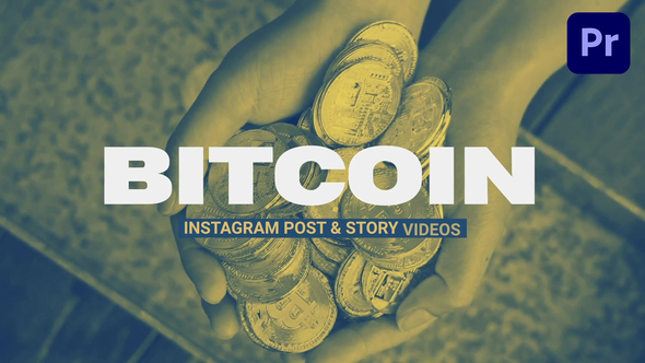 Bitcoin Promotion Instagram Mogrt