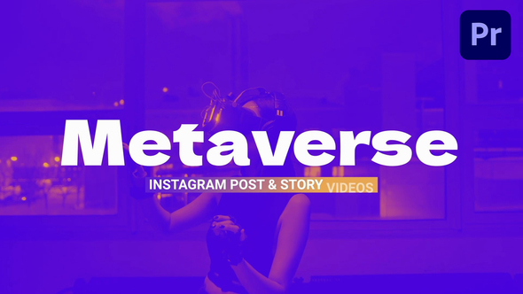 Metaverse Instagram Promotion Mogrt