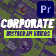 Corporate Instagram Posts and Stories Mogrt - VideoHive Item for Sale